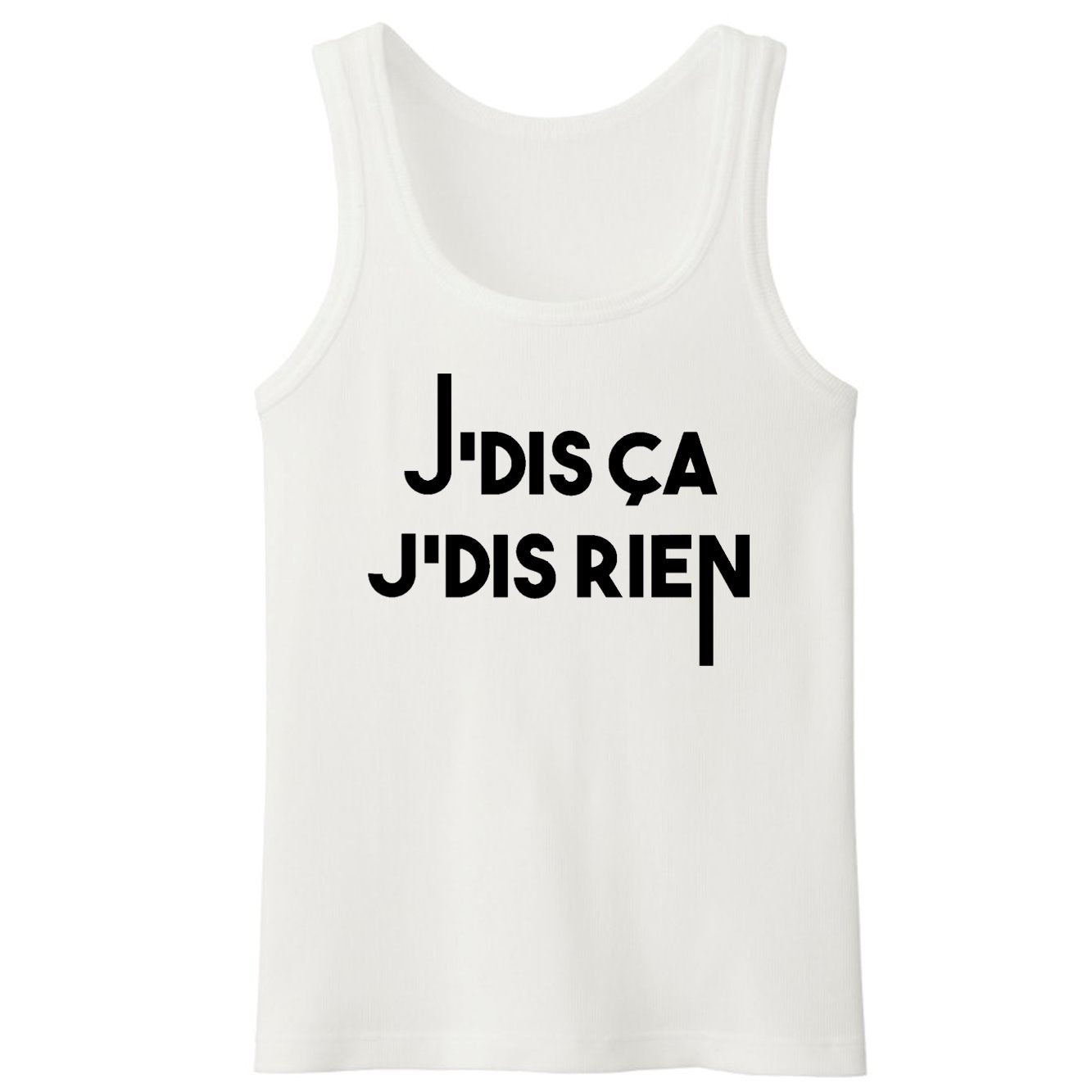 Débardeur Homme Je dis ça je dis rien