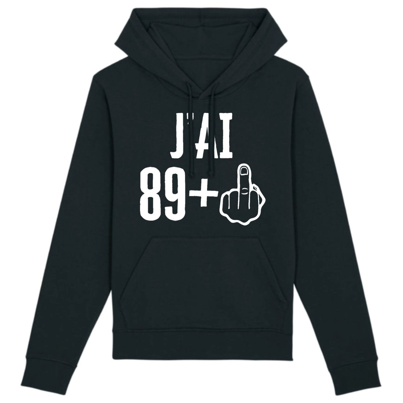 Sweat Capuche Adulte J'ai 90 ans 89 + 1