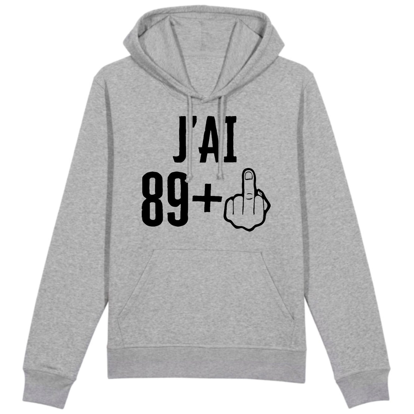 Sweat Capuche Adulte J'ai 90 ans 89 + 1