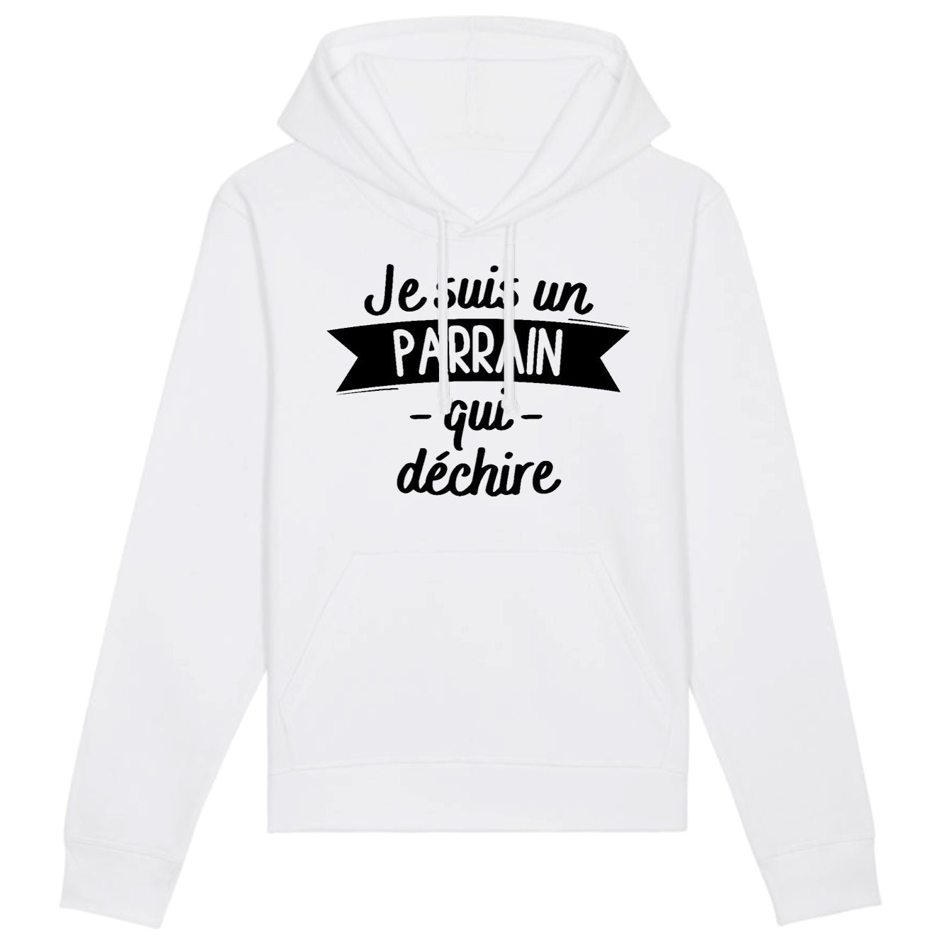 Sweat Capuche Adulte Parrain qui déchire
