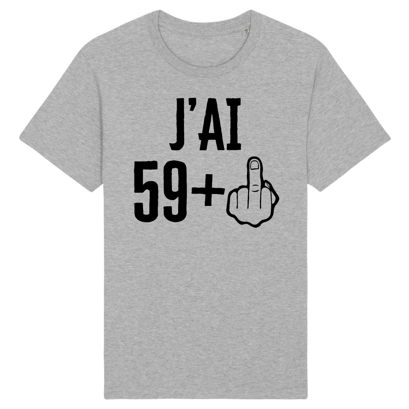 T-Shirt Homme J'ai 60 ans 59 + 1