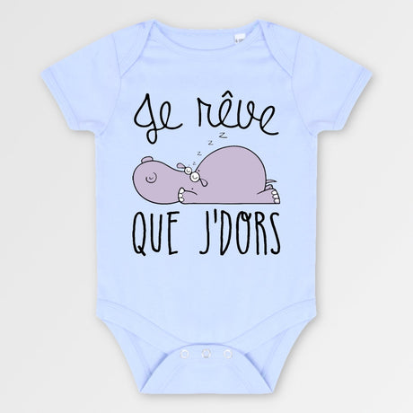Body Bébé Je rêve que je dors Bleu