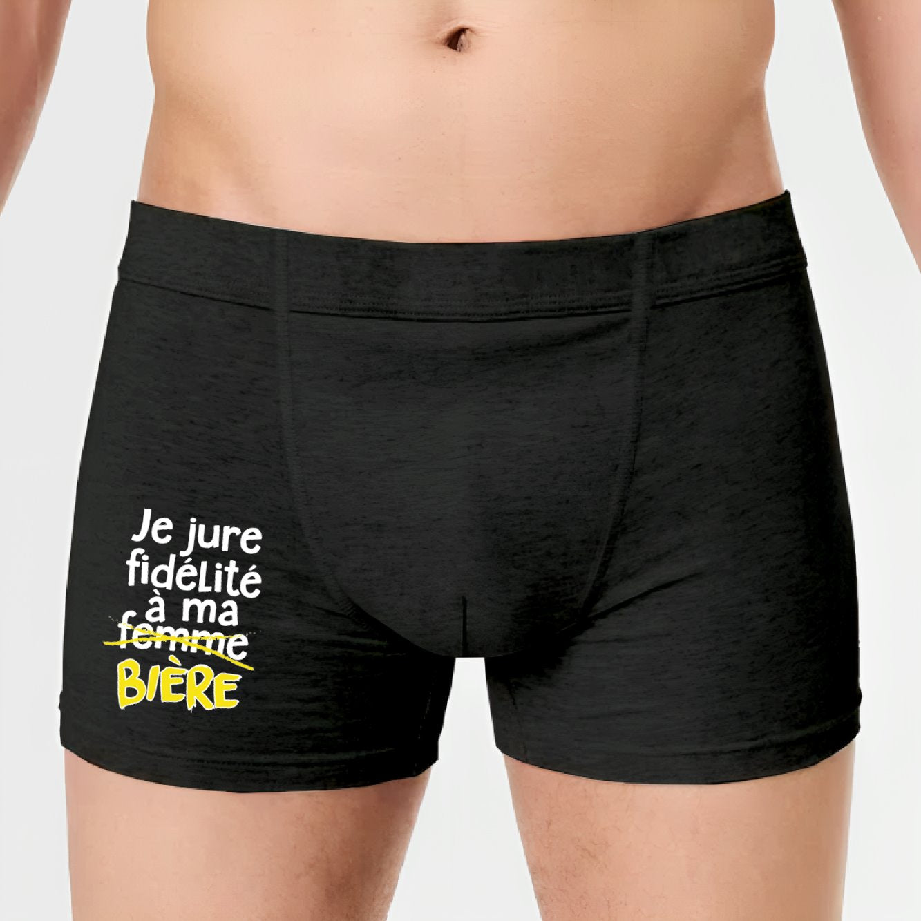 Boxer Homme Je jure fidélité à ma bière