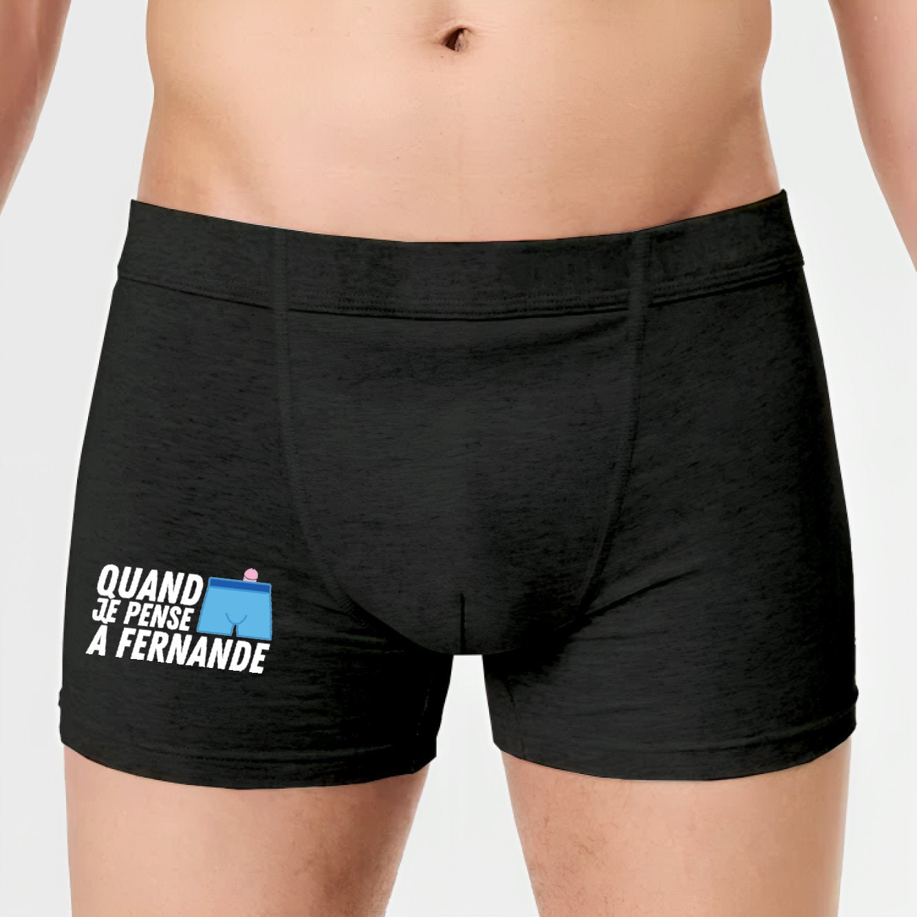 Boxer Homme Quand je pense à Fernande
