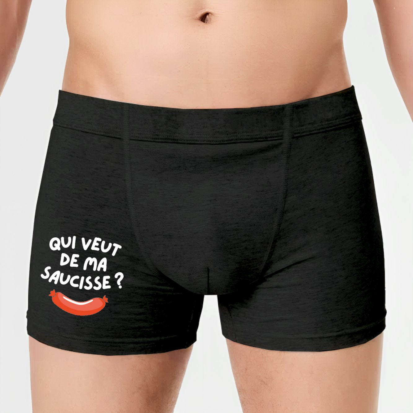 Boxer Homme Qui veut de ma saucisse