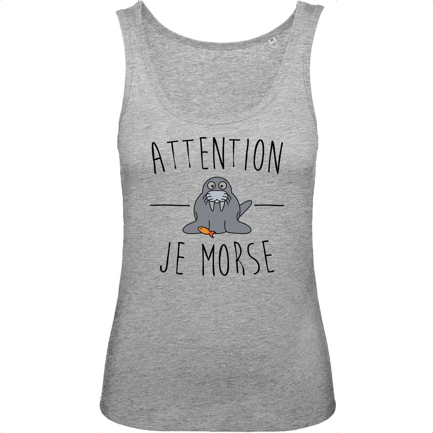 Débardeur Femme Attention je mords