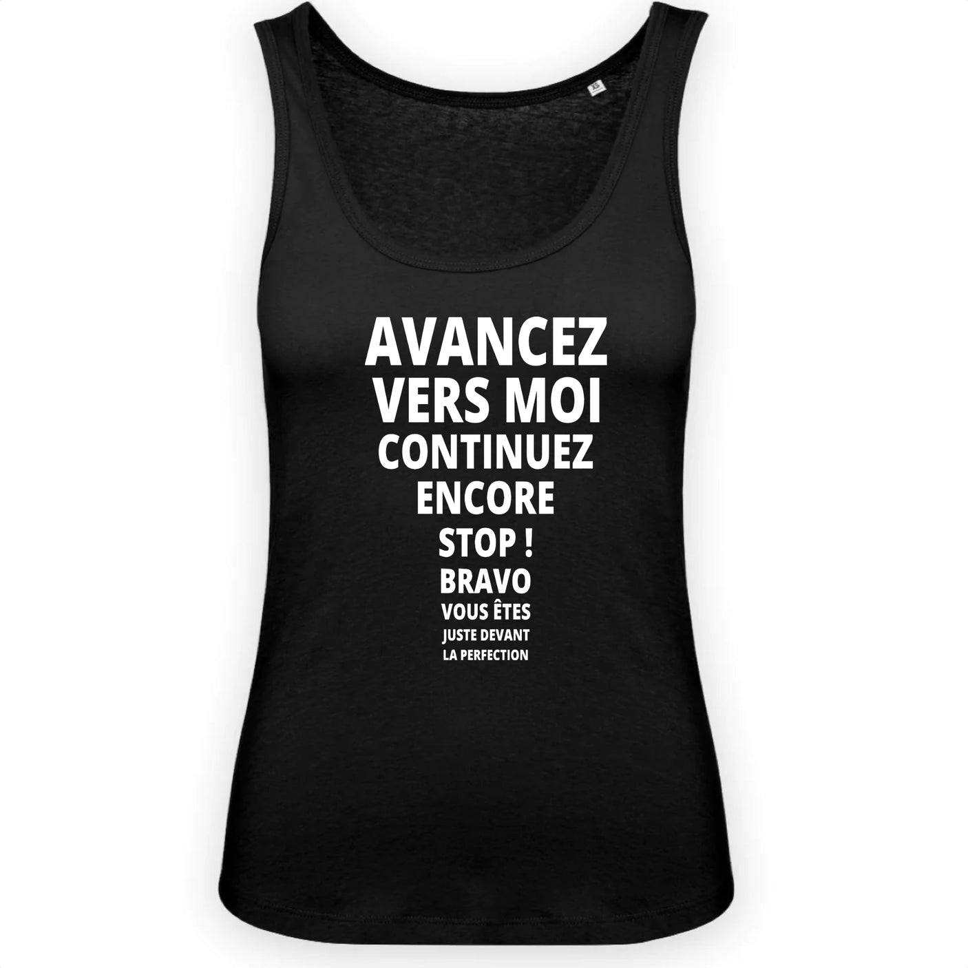 Débardeur Femme Avancez vers la perfection