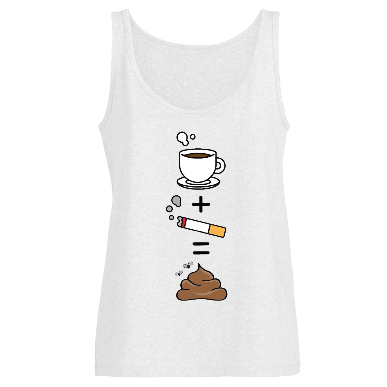 Débardeur Femme Café clope caca
