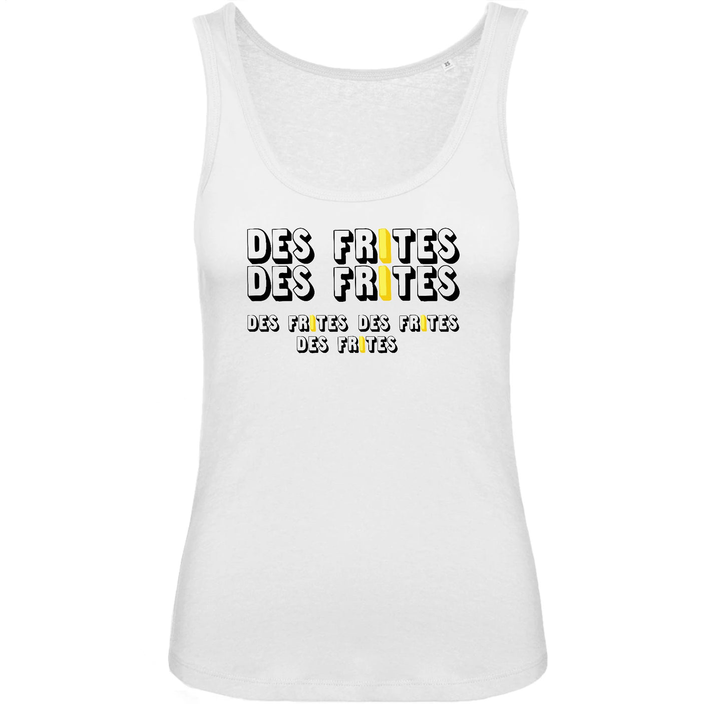 Débardeur Femme Des frites des frites