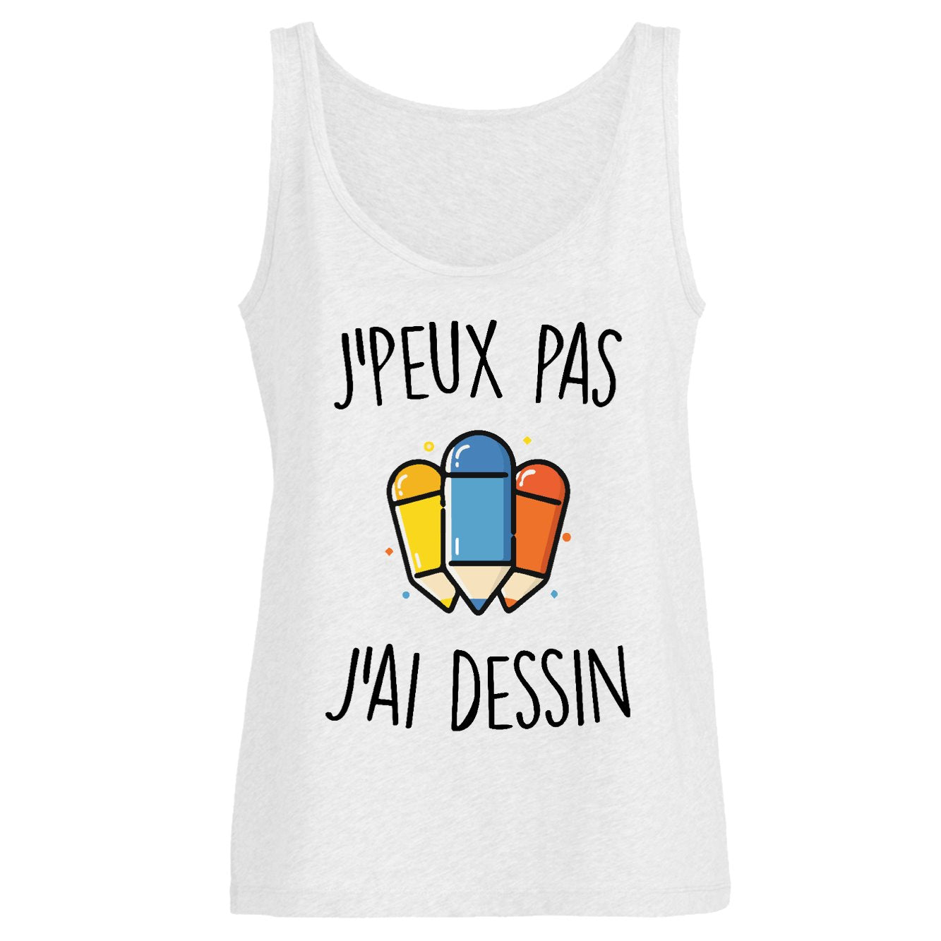 Débardeur Femme J'peux pas j'ai dessin