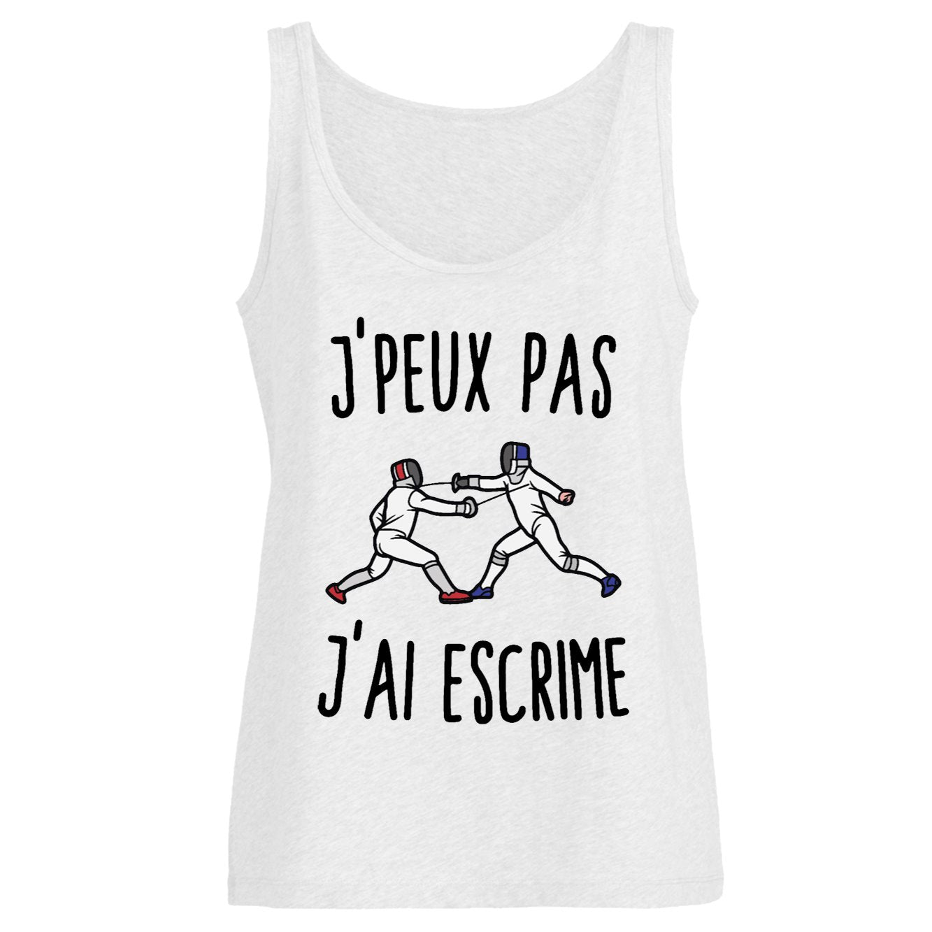 Débardeur Femme J'peux pas j'ai escrime