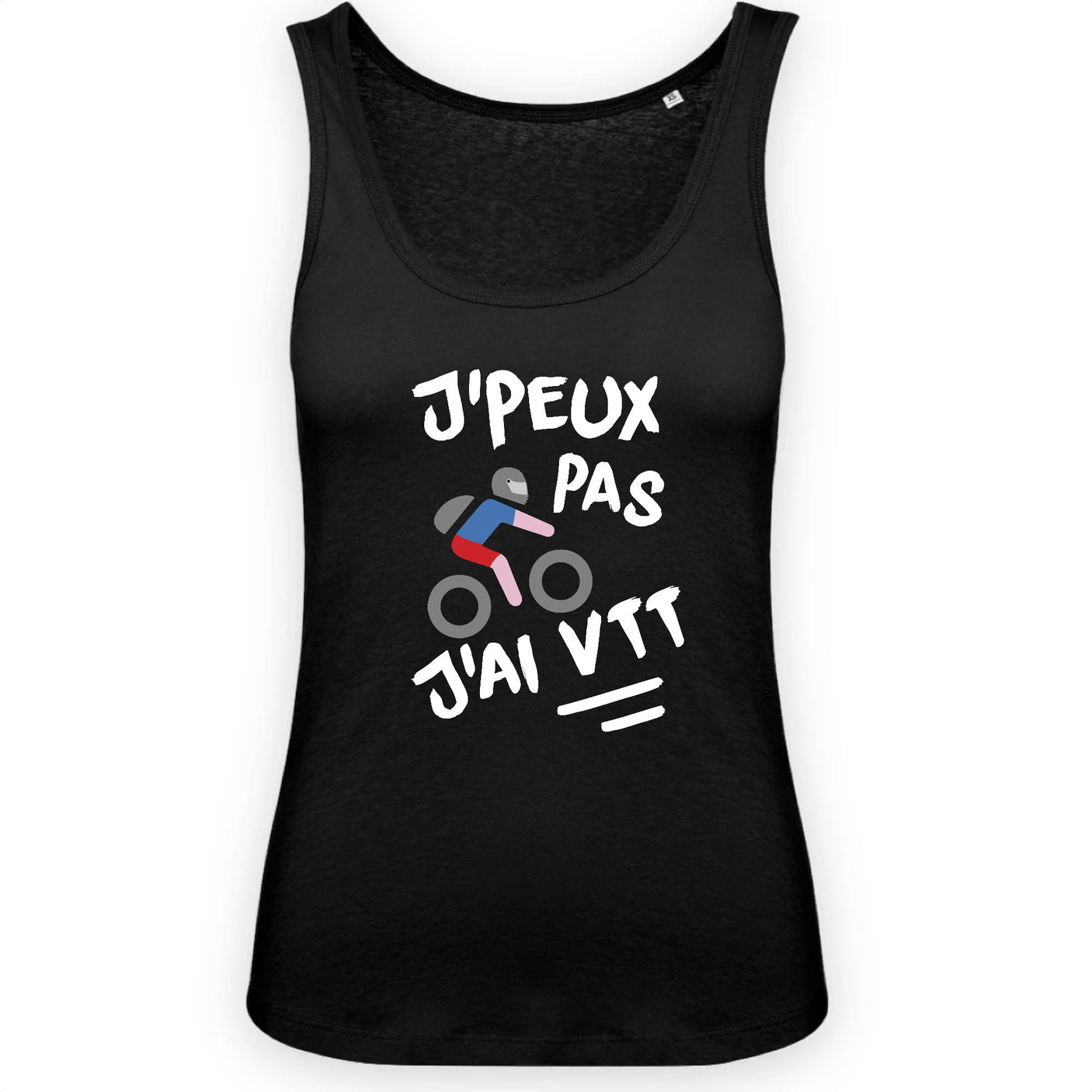 Débardeur Femme J'peux pas j'ai VTT