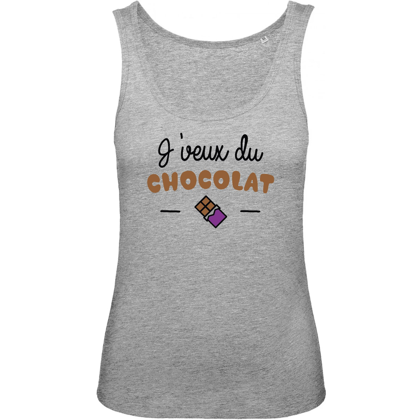 Débardeur Femme J'veux du chocolat