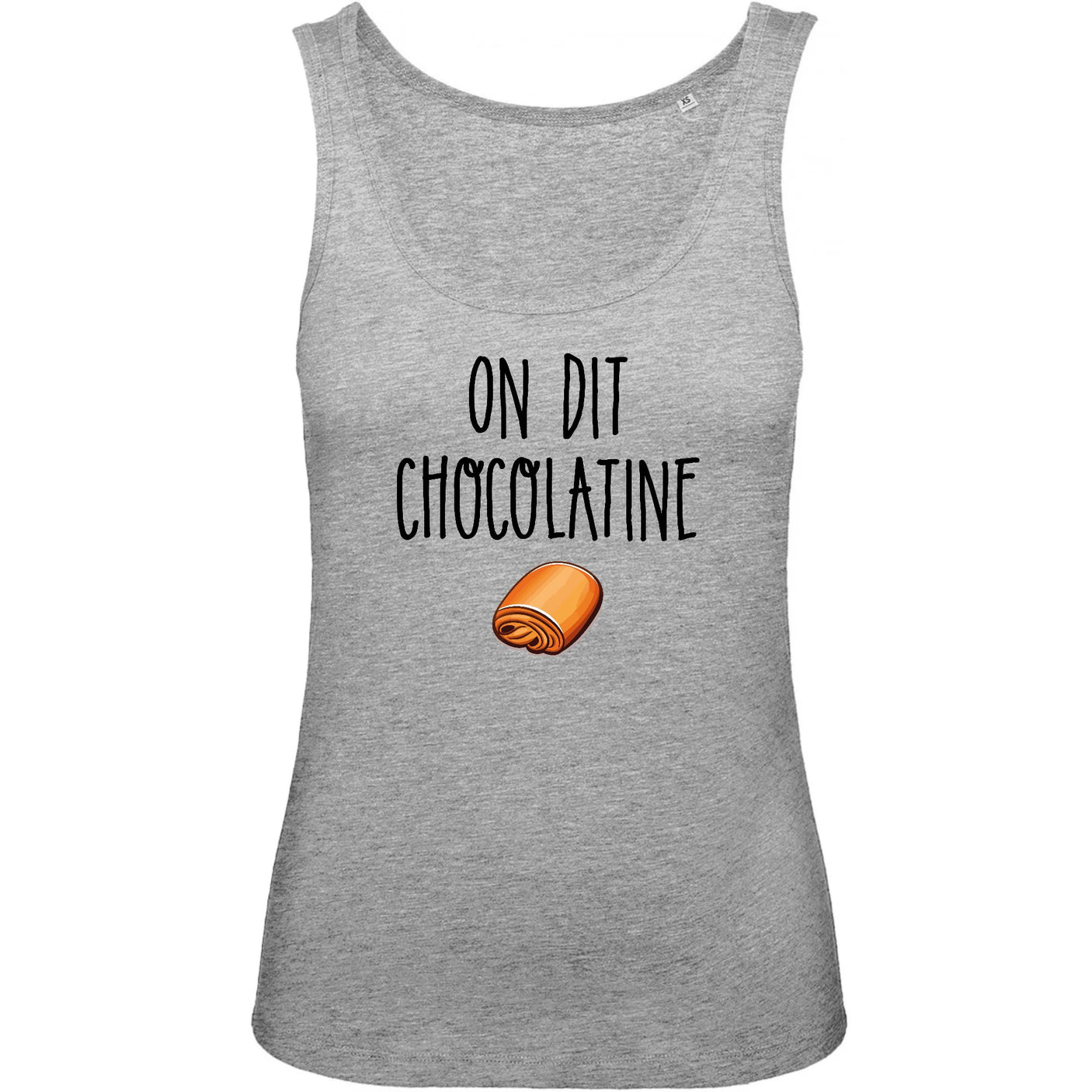 Débardeur Femme On dit chocolatine