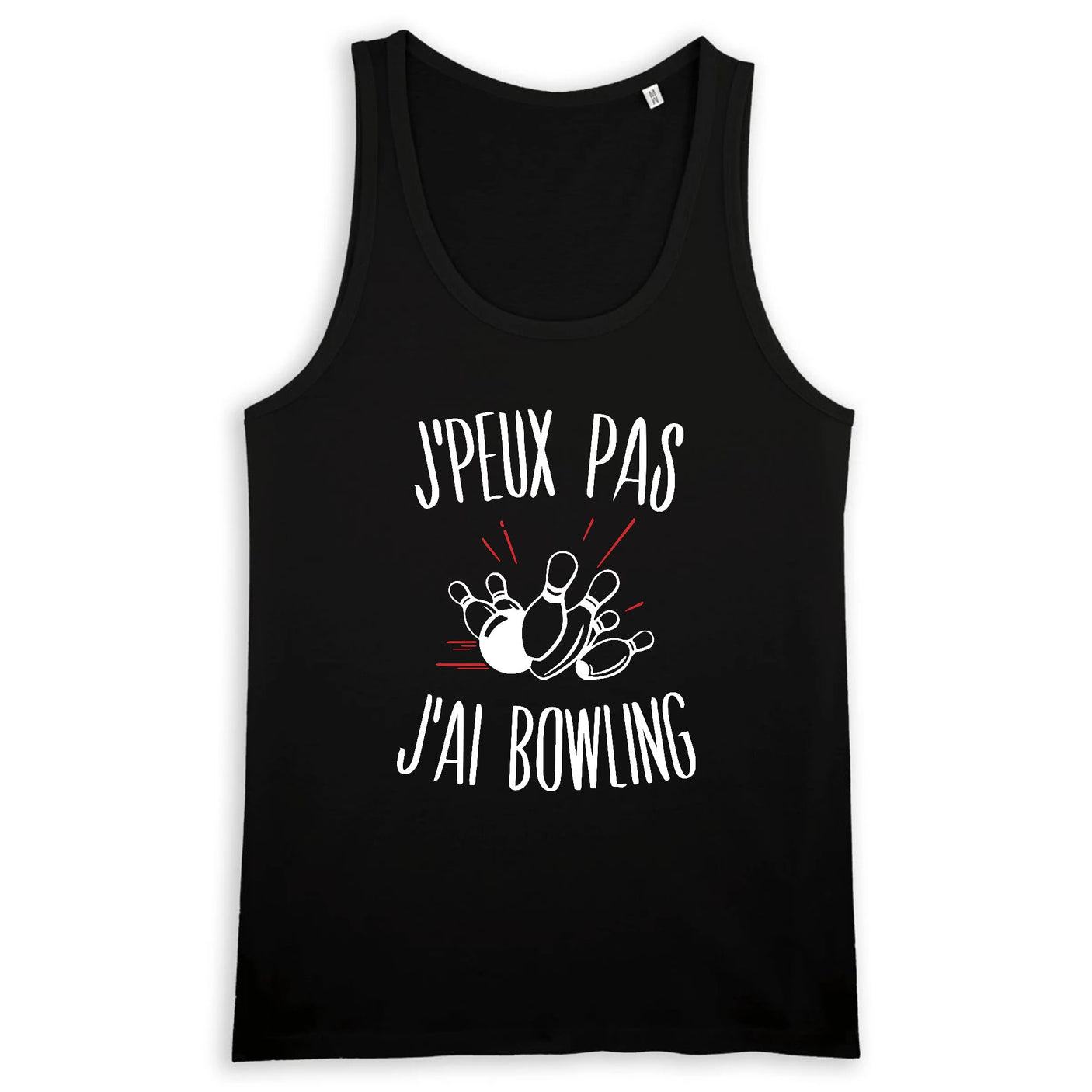Débardeur Homme J'peux pas j'ai bowling