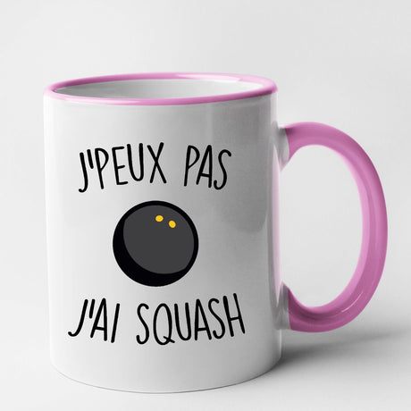 Mug J'peux pas j'ai squash Rose