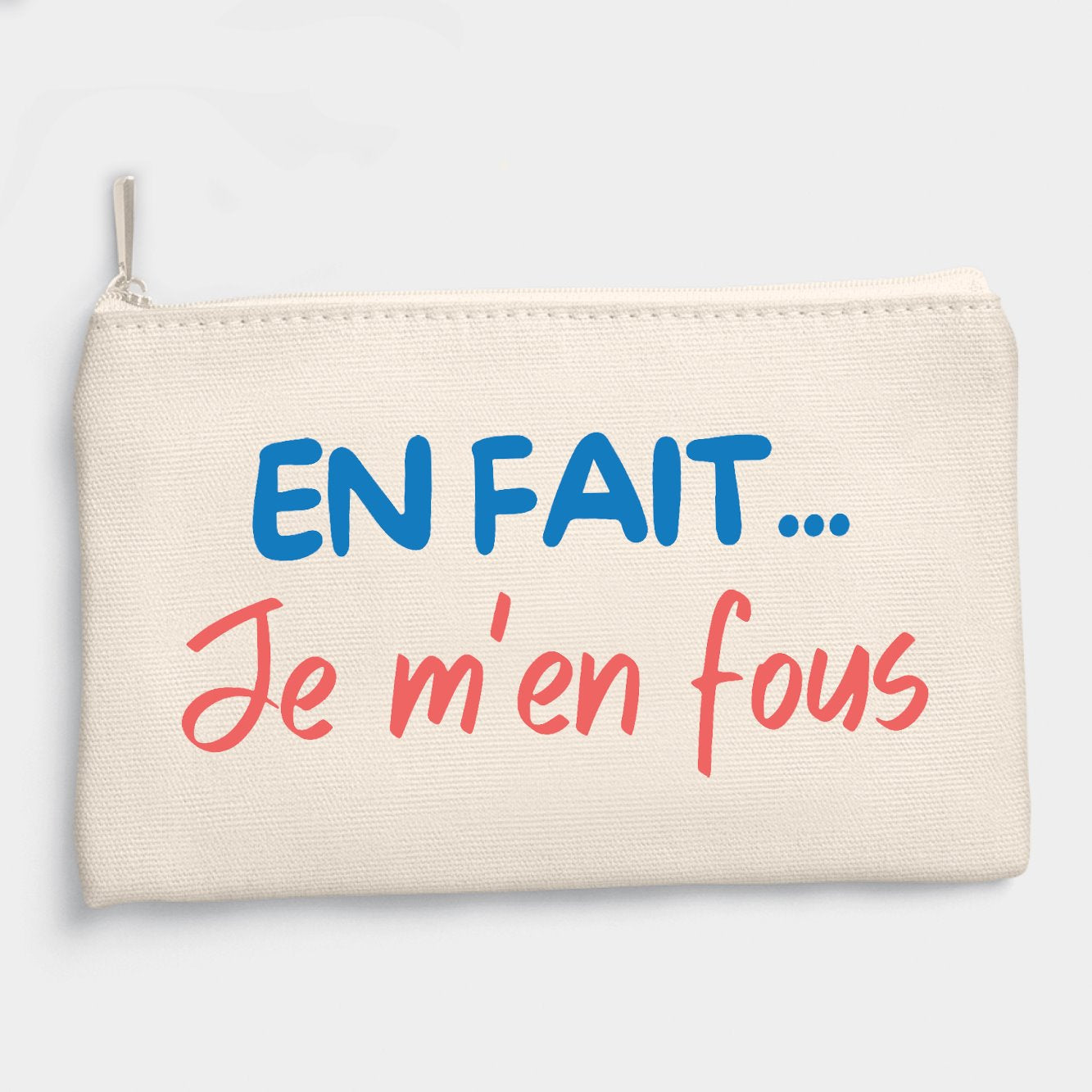 Pochette En fait je m'en fous Beige