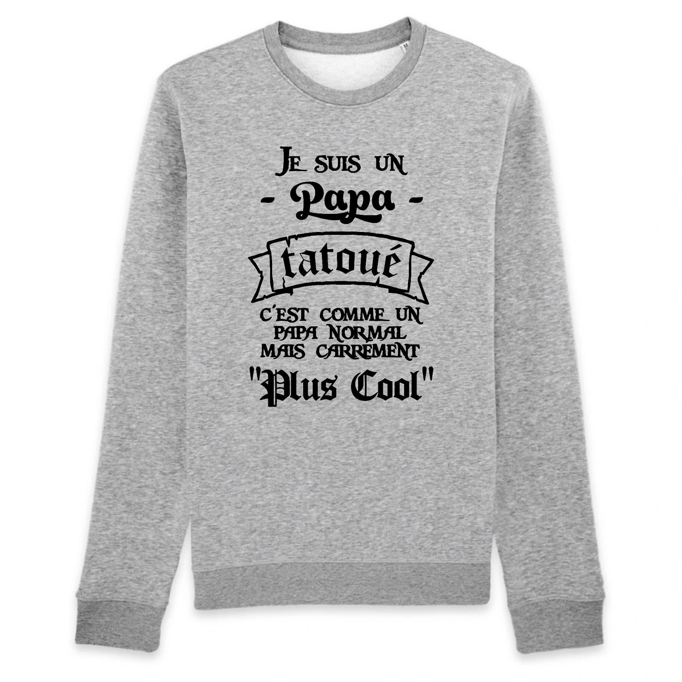 Sweat Adulte Papa tatoué