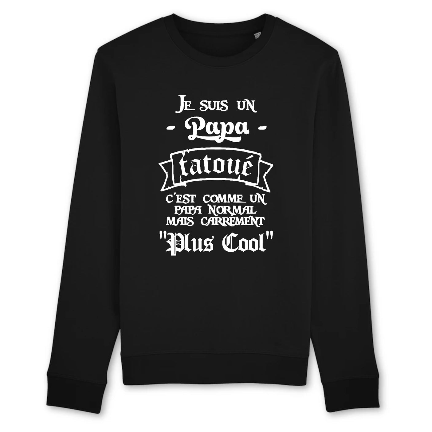Sweat Adulte Papa tatoué