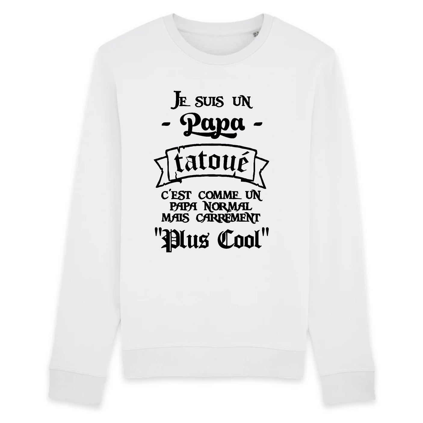 Sweat Adulte Papa tatoué