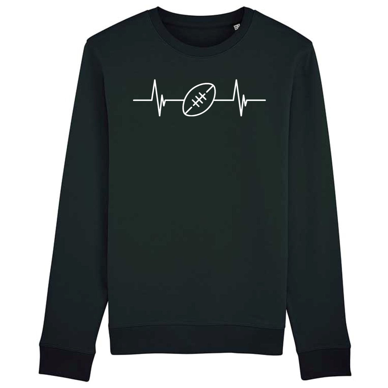 Sweat Adulte Rythme cardiaque rugby