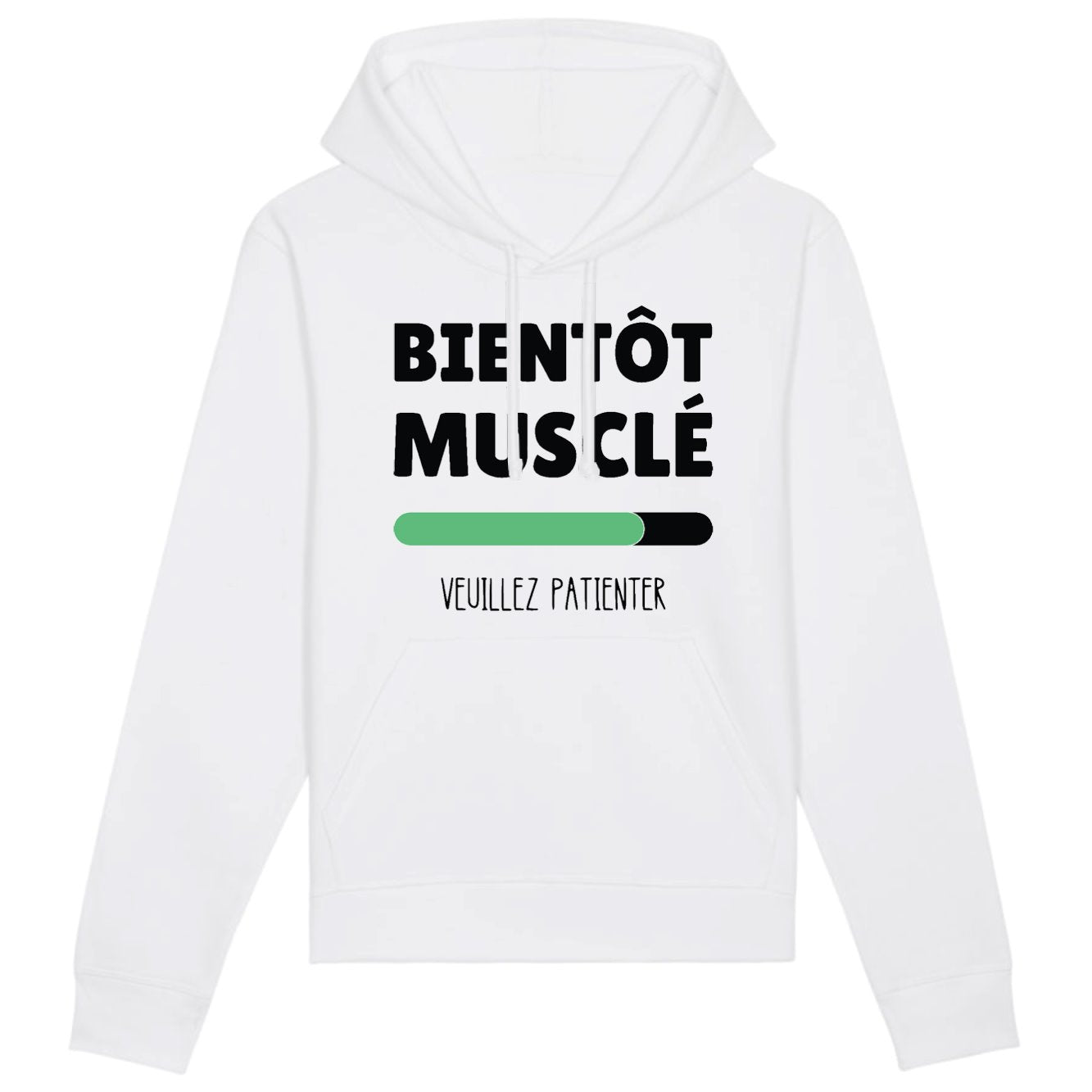 Sweat Capuche Adulte Bientôt musclé