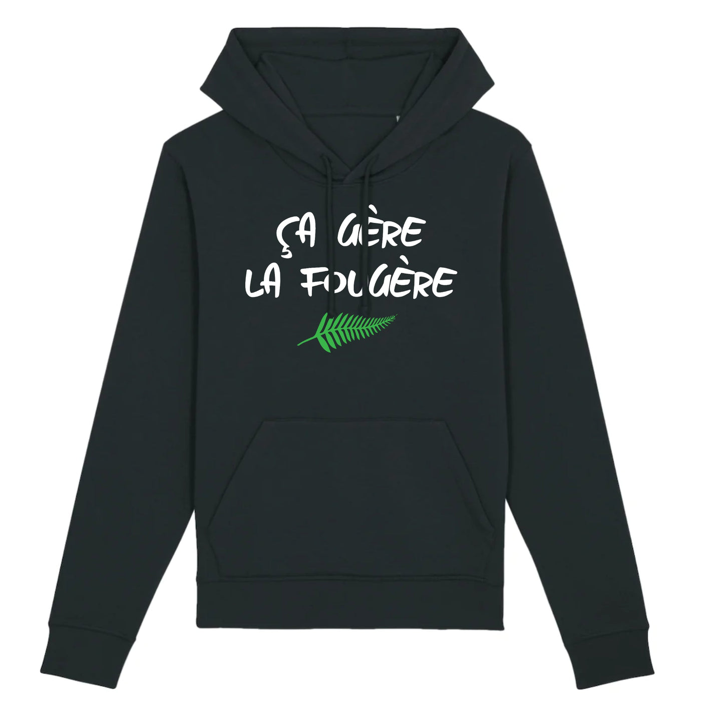 Sweat Capuche Adulte Ça gère la fougère