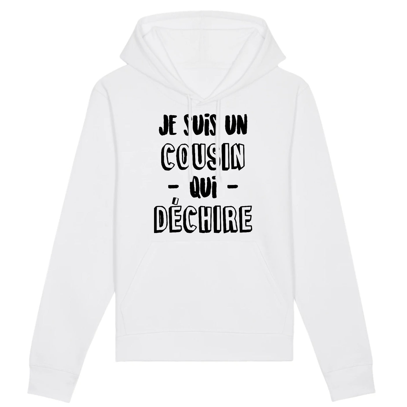 Sweat Capuche Adulte Cousin qui déchire
