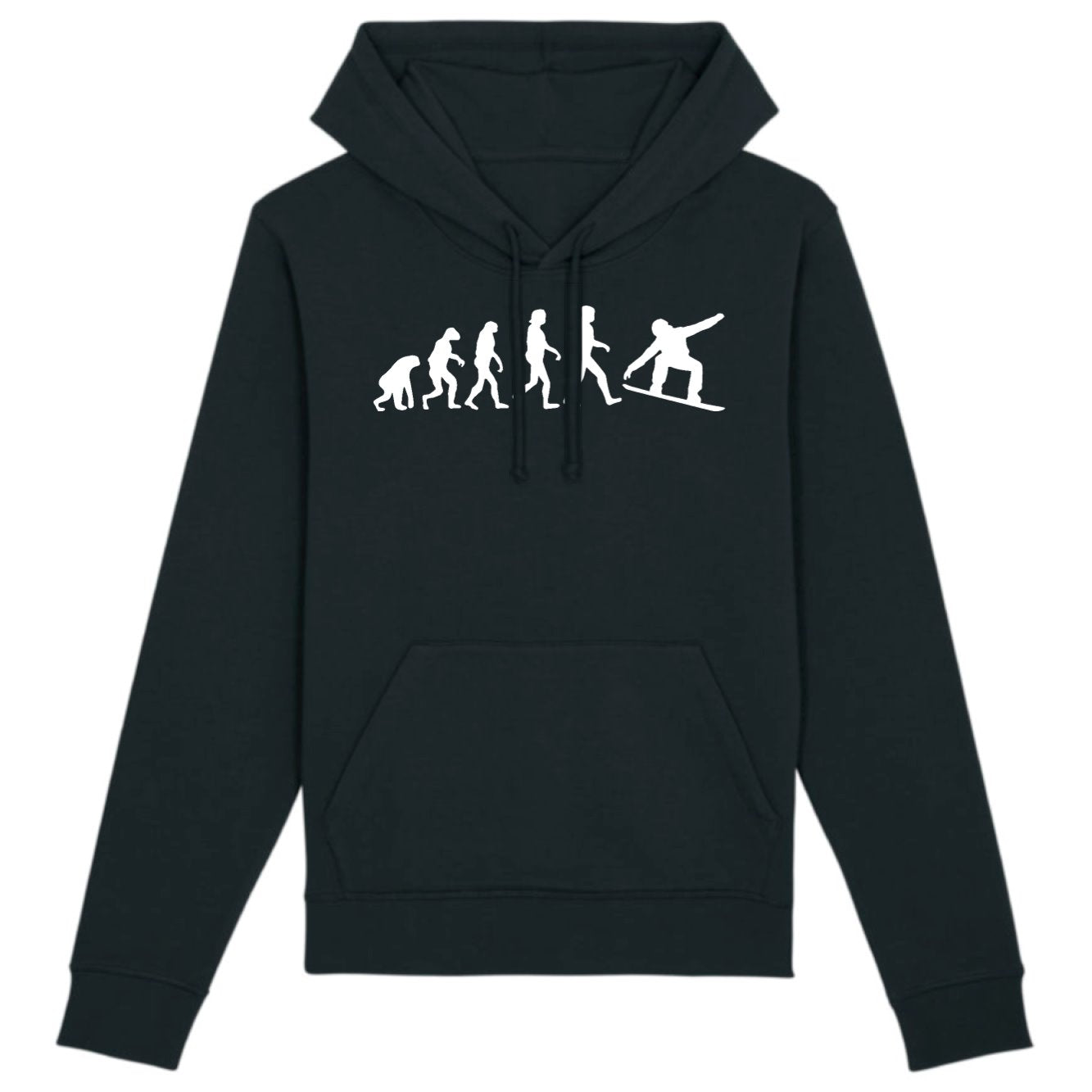Sweat Capuche Adulte Évolution snow