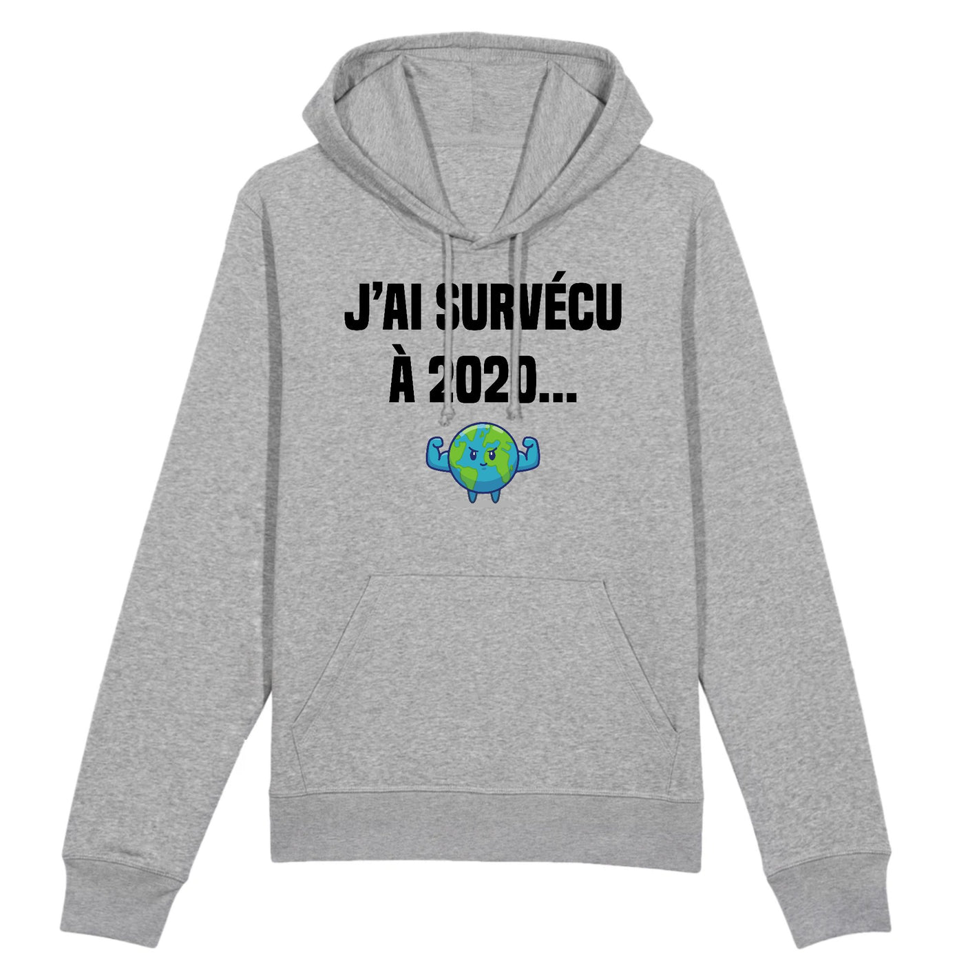 Sweat Capuche Adulte J'ai survécu à 2020