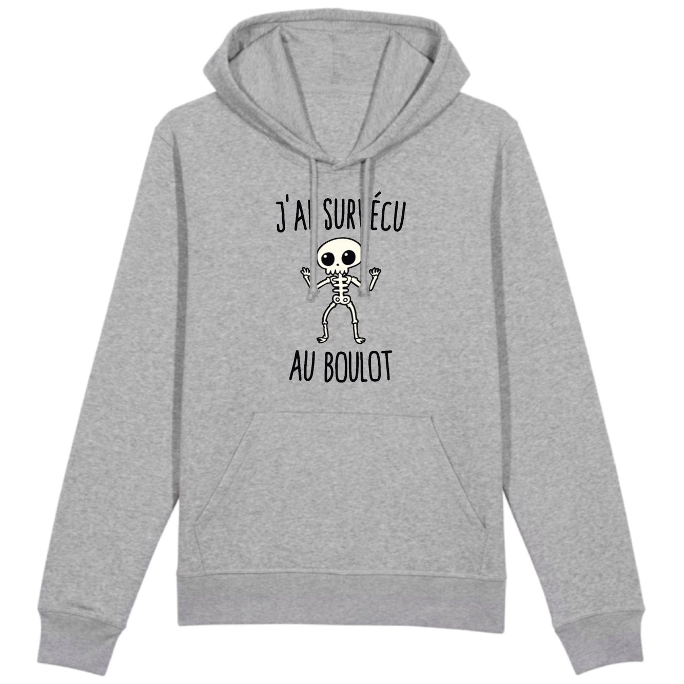 Sweat Capuche Adulte J'ai survécu au boulot