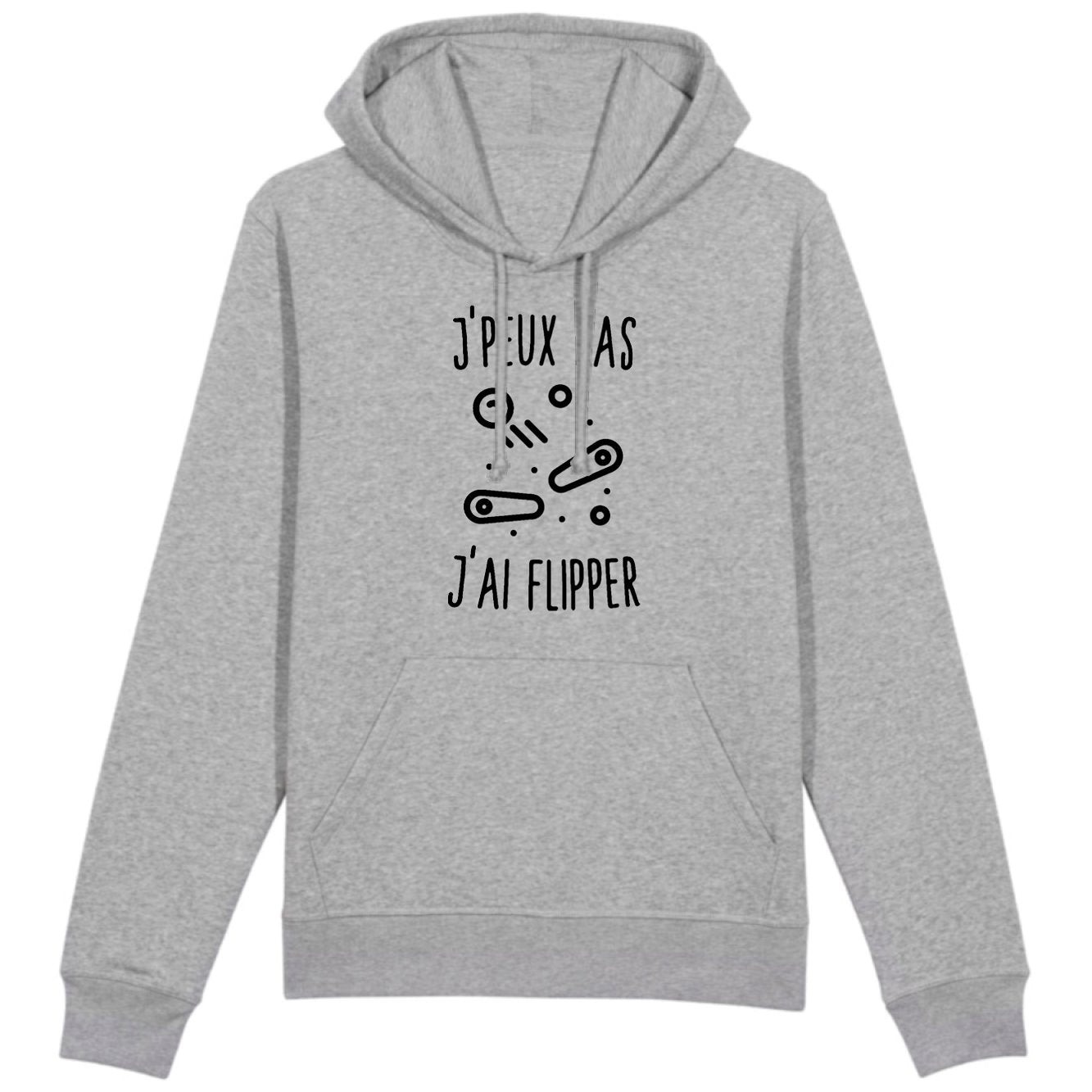 Sweat Capuche Adulte J'peux pas j'ai flipper