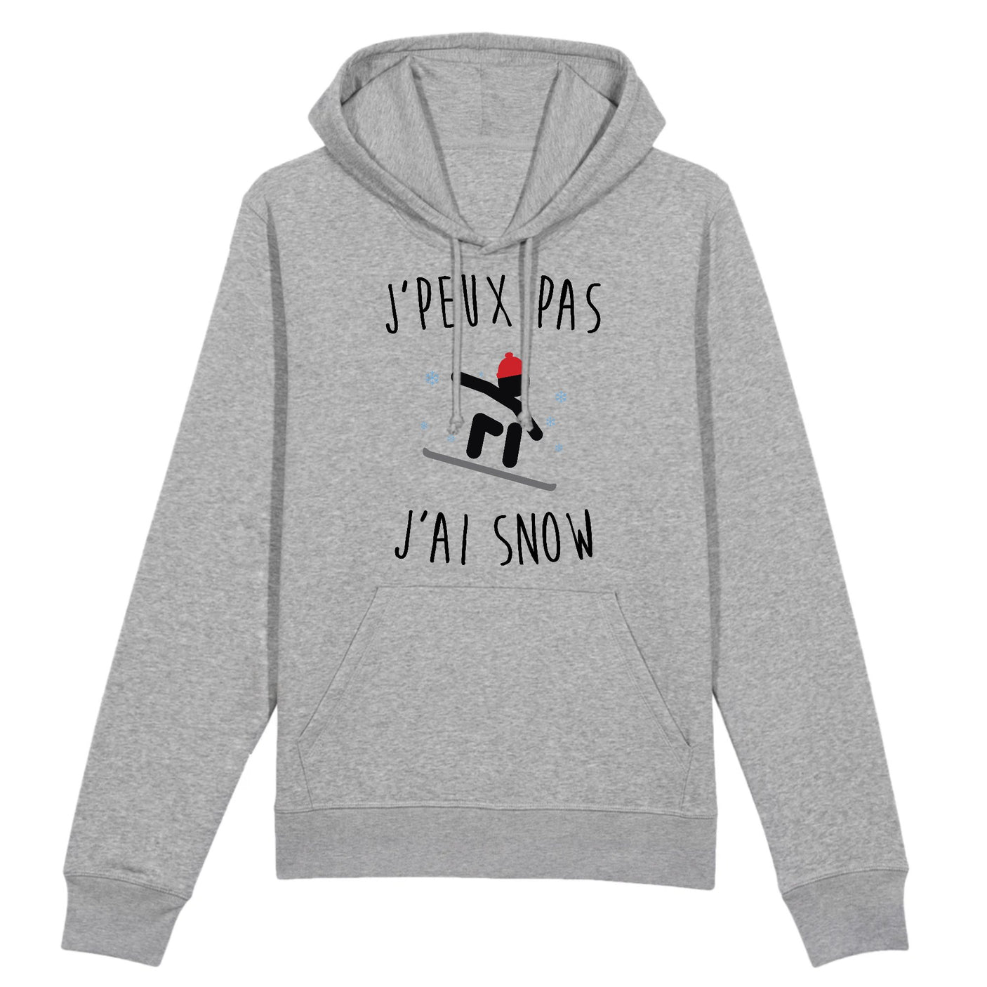 Sweat Capuche Adulte J'peux pas j'ai snow
