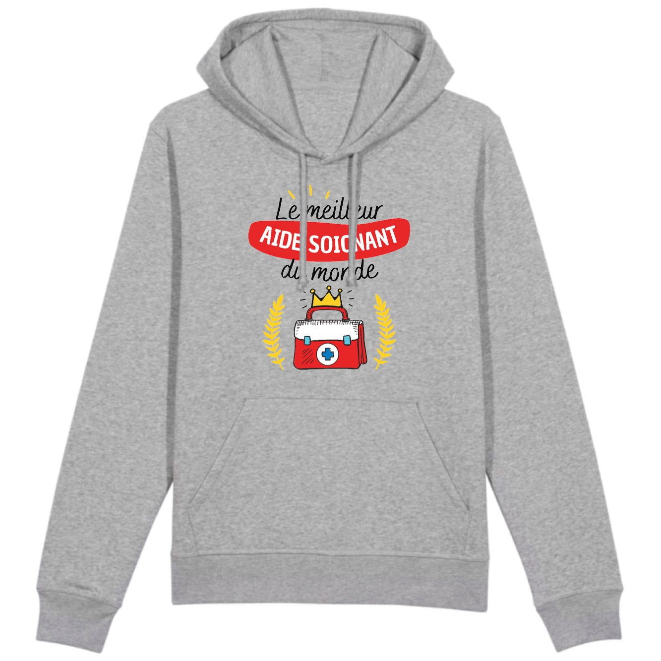 Sweat Capuche Adulte Le meilleur aide soignant du monde