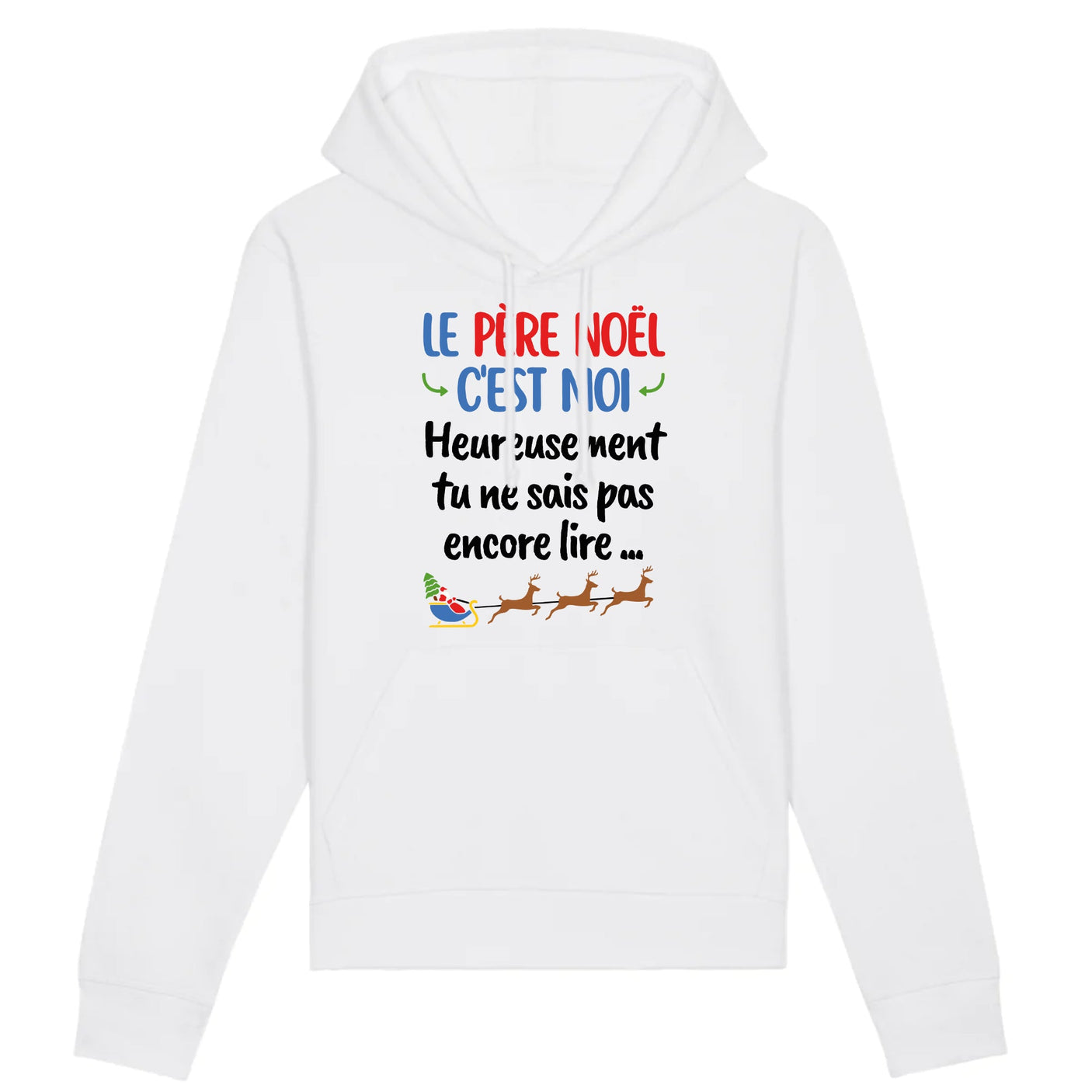 Sweat Capuche Adulte Le Père Noël c'est moi
