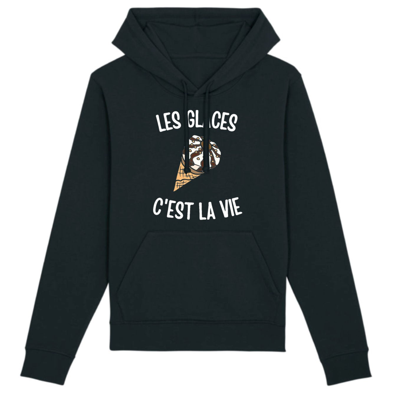 Sweat Capuche Adulte Les glaces c'est la vie