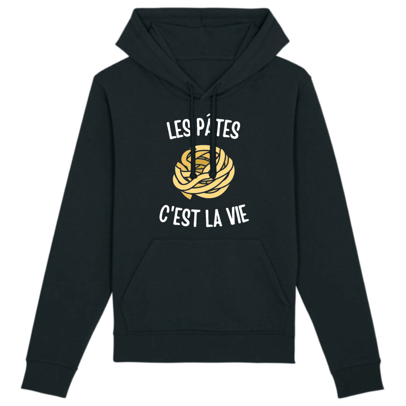 Sweat Capuche Adulte Les pâtes c'est la vie