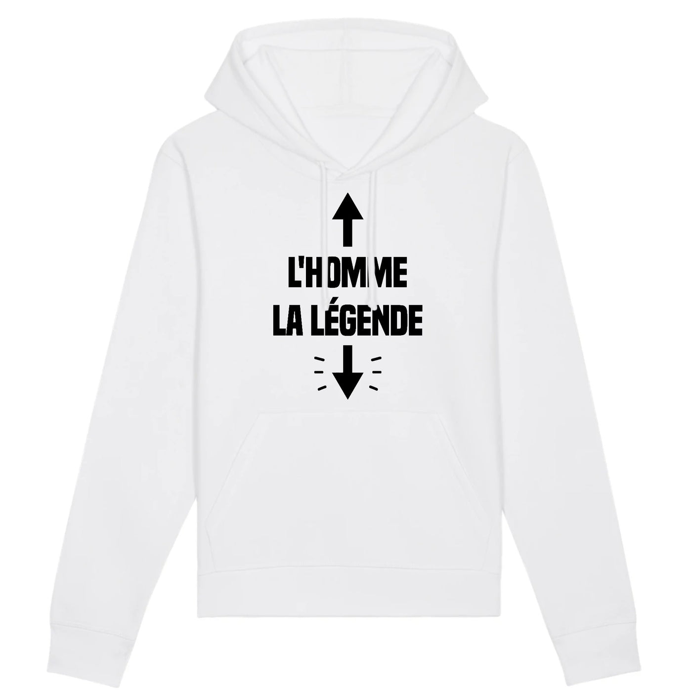 Sweat Capuche Adulte L'homme la légende