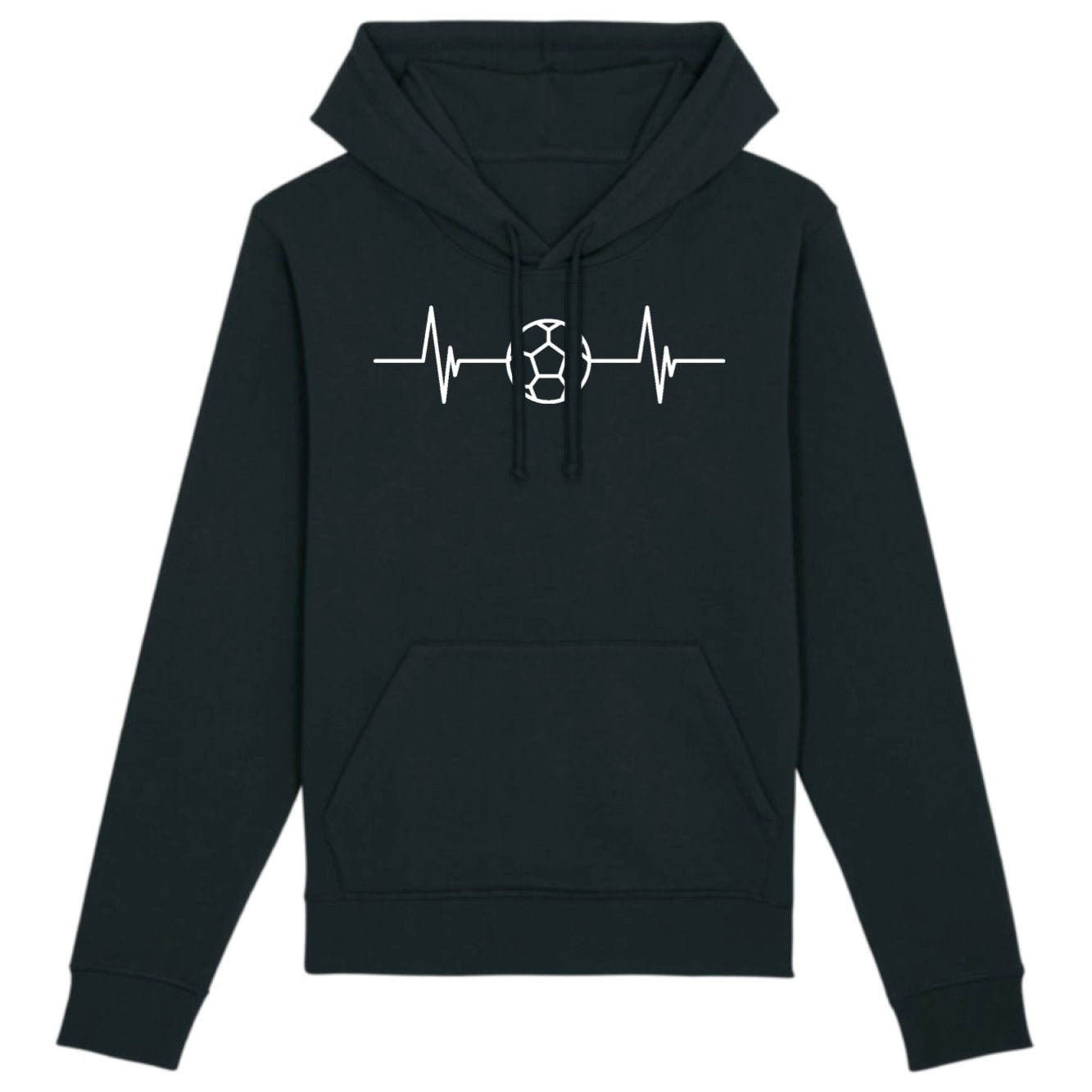 Sweat Capuche Adulte Rythme cardiaque foot