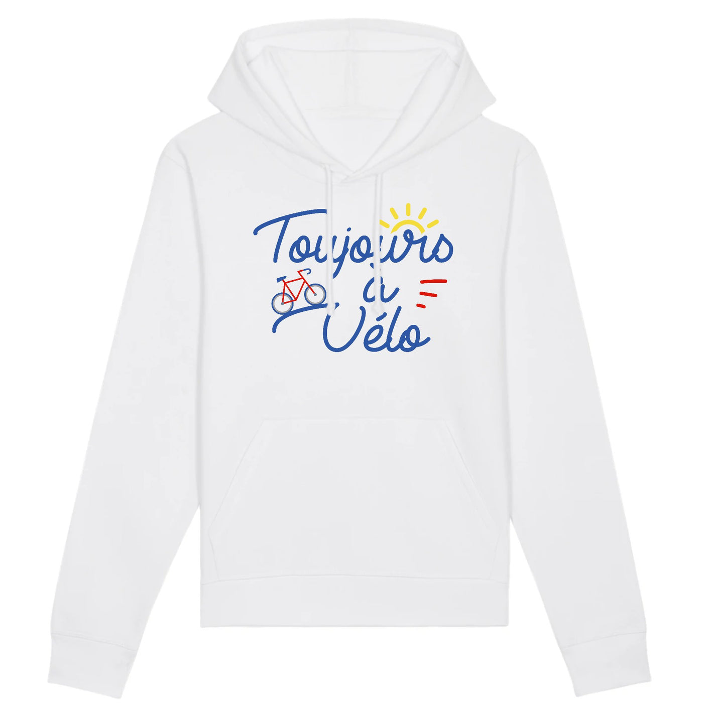 Sweat Capuche Adulte Toujours à vélo
