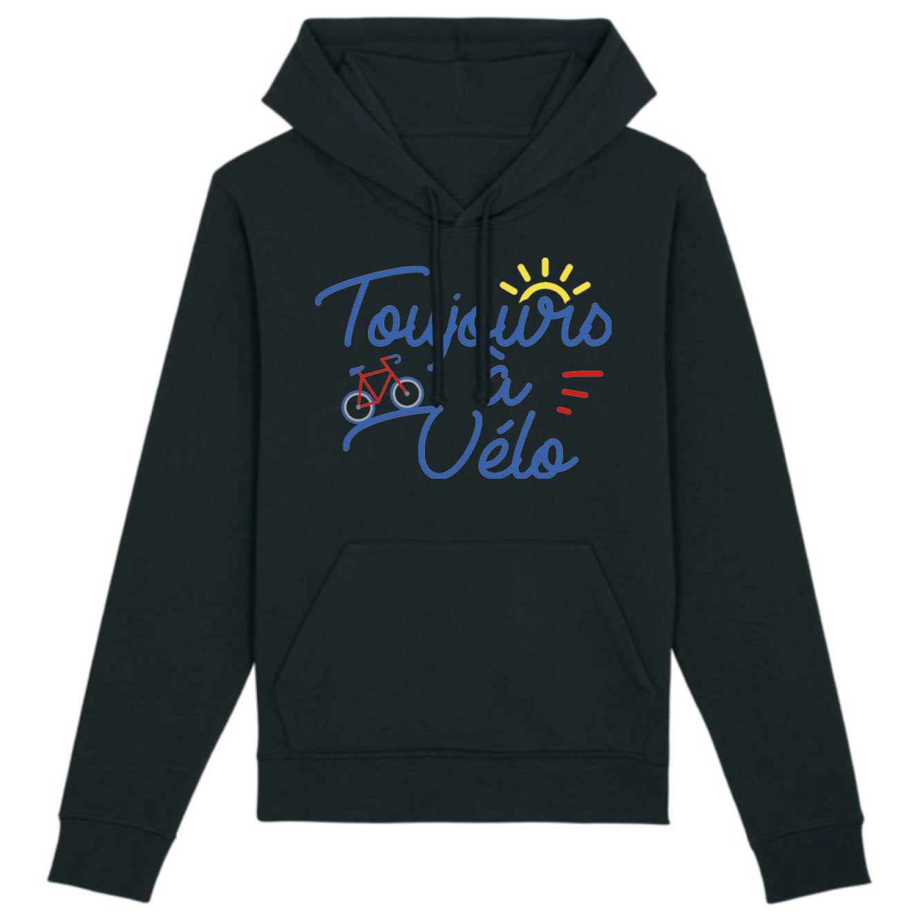 Sweat Capuche Adulte Toujours à vélo