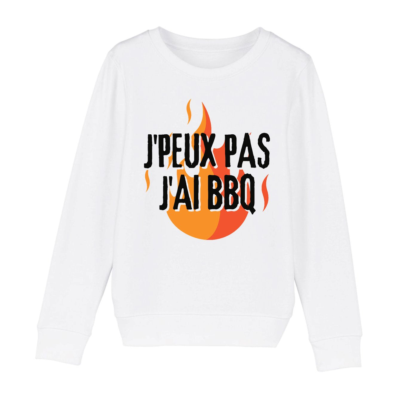 Sweat Enfant J'peux pas j'ai barbecue