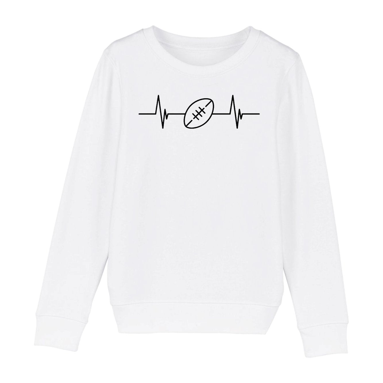 Sweat Enfant Rythme cardiaque rugby