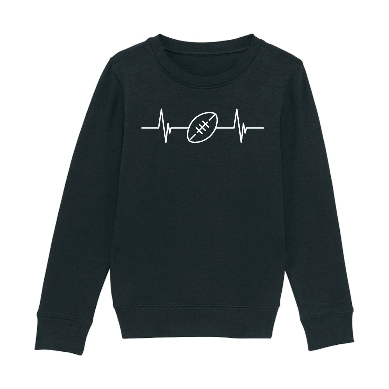 Sweat Enfant Rythme cardiaque rugby