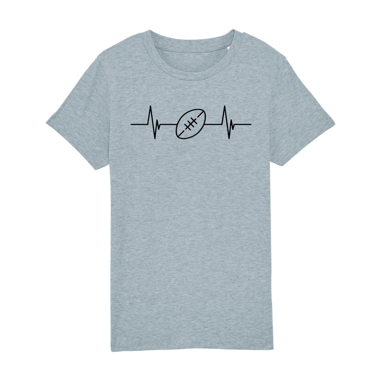 T-Shirt Enfant Rythme cardiaque rugby