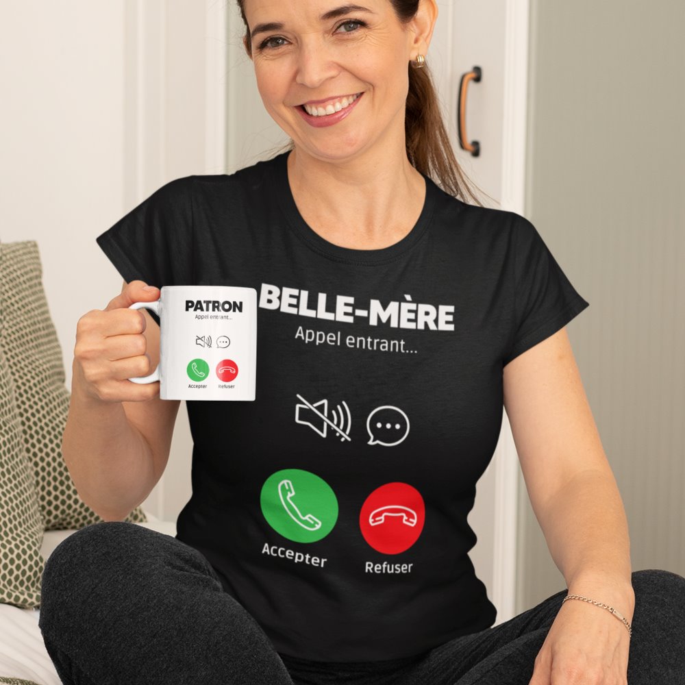 T-Shirt Femme Personnalisé Appel de "votre texte"