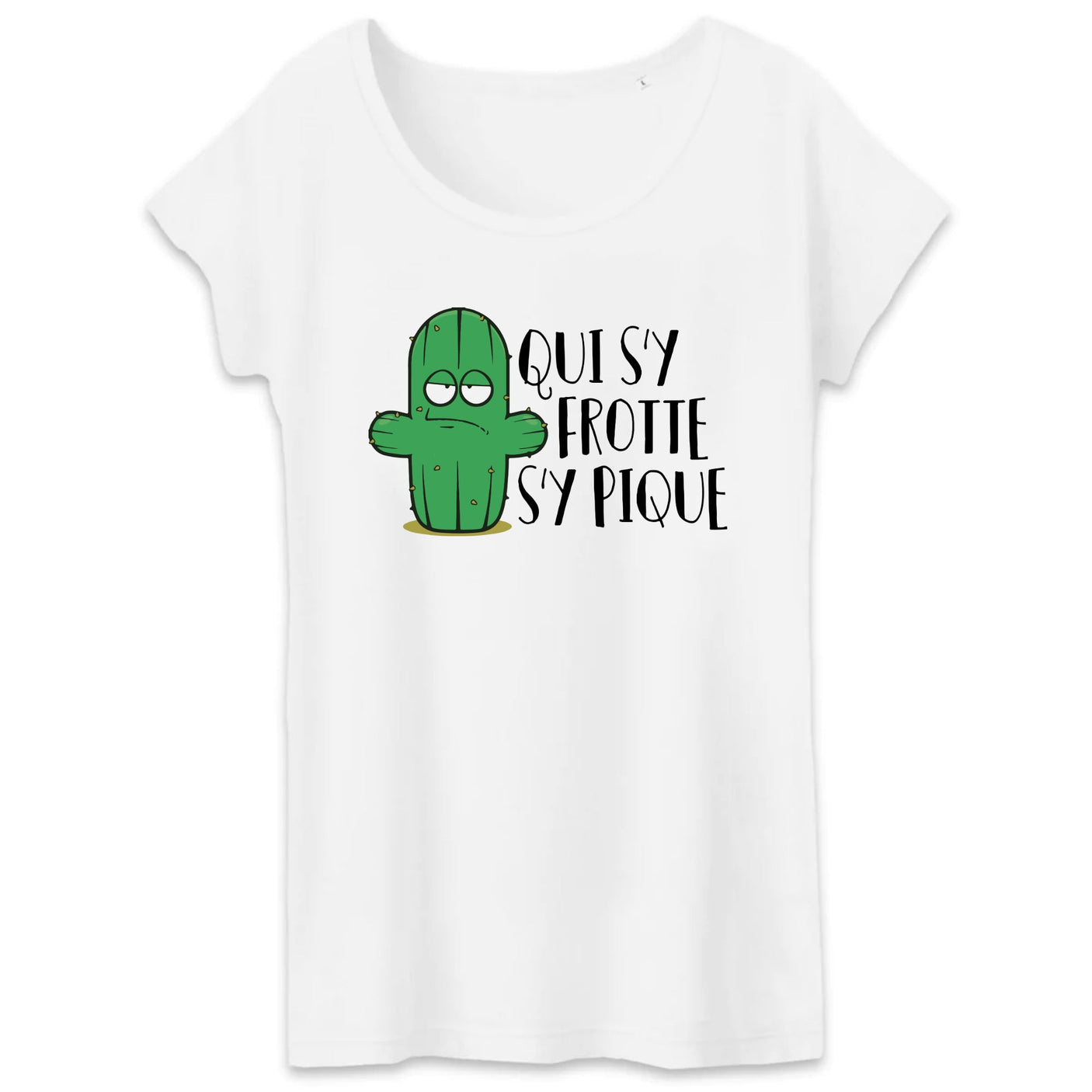 T-Shirt Femme Qui s'y frotte s'y pique