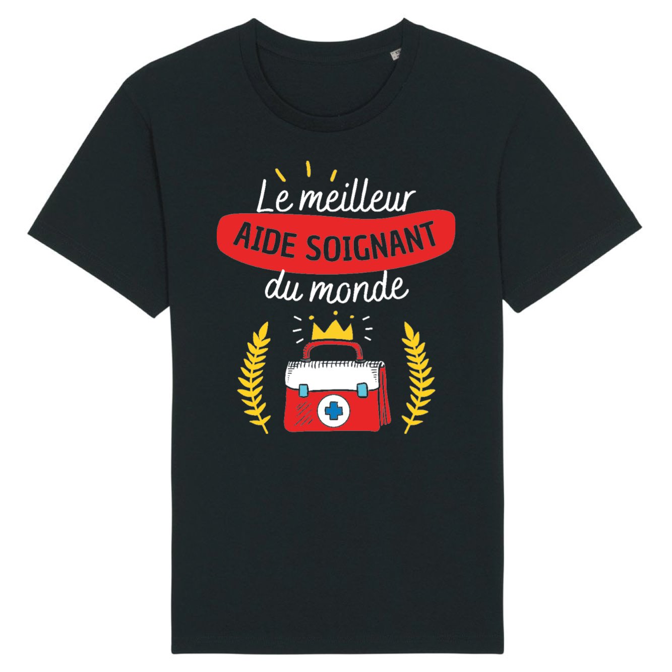 T-Shirt Homme Le meilleur aide soignant du monde
