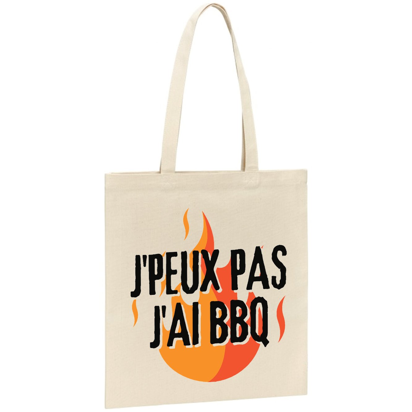 Tote bag J'peux pas j'ai barbecue