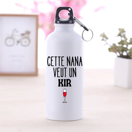Gourde Cette nana veut un kir Blanc